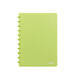 Schrift Atoma A4 ruit 5x5mm 144blz 90gr PP transparant assorti