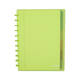Schrift Atoma A4+ lijn 120blz 90gr PP transparant assorti