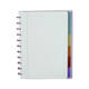 Schrift Atoma A4+ lijn 120blz 90gr PP transparant assorti