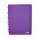 Schrift Atoma A4+ lijn 120blz 90gr PP transparant assorti