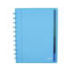 Schrift Atoma A4+ lijn 120blz 90gr PP transparant assorti