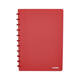 Schrift Atoma A4 blanco 144blz 90gr PP transparant assorti
