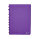 Schrift Atoma A4 blanco 144blz 90gr PP transparant assorti