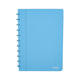 Schrift Atoma A4 blanco 144blz 90gr PP transparant assorti