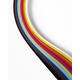Vlechtstroken Folia 50x1cm 130gr 200 stroken assorti kleuren