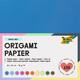 Origami papier Folia 70gr 10x10cm 100 vel assorti kleuren