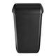 Afvalbak Quartzline open inworp 43 liter zwart 441454