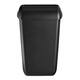 Afvalbak Quartzline open inworp 23 liter zwart 441452