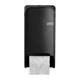 Toiletpapierdispenser Quartzline Q1 systeemrol duo zwart 441051