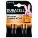 Batterij Duracell Optimum 4x AAA