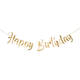 Letterslinger Happy Birthday goud