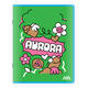 Schrift Aurora A5 ruit 5x5mm 200 pagina's 45gr