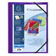 Elastomap Exacompta Kreacover A4 3 kleppen PP assorti