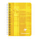 Notitieboek Clairefontaine A7+ 95x140 ruit 5x5 100blz 90gr assorti