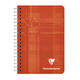 Notitieboek Clairefontaine A7+ 95x140 ruit 5x5 100blz 90gr assorti