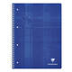 Collegeblok Clairefontaine Studium A4+ ruit 5x5mm 4-gaats 80 pagina's assorti