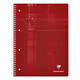 Collegeblok Clairefontaine Studium A4+ ruit 5x5mm 4-gaats 80 pagina's assorti