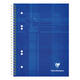 Collegeblok Clairefontaine Studium A5+ ruit 5x5mm 6-gaats 80 pagina's assorti