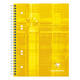 Collegeblok Clairefontaine Studium A5+ ruit 5x5mm 6-gaats 80 pagina's assorti