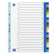 Tabbladen Oxford A4+ 11-gaats 20-delig A-Z PP kleur