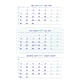 3-Maandkalender 2027 Brepols 30x43cm