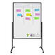 Scheidingswand + whiteboard Legamaster Premium Plus 150x120cm geëmailleerd staal