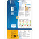 Etiket HERMA 4366 A4 45.7x21.2mm verwijderbaar geel