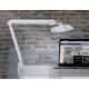 Werkpleklamp MAUL Intro LED tafelklem dimbaar wit