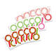 Etiket HERMA 15446 keuken new look rood