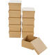 Doos karton Folia mini 7,5x7,5x4,5cm 10 stuks kraft