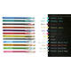 Gelschrijver Pentel K110 Dual medium metallic assorti 8 kleuren