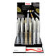 Gelschrijver Pentel K230M medium metallic assorti 3 kleuren