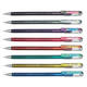 Gelschrijver Pentel K110 Dual medium metallic assorti 8 kleuren