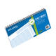 Things to do Djois Atlanta recycled papier Weekly 297x150mm 60vel 70gr landscape blauw