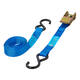 Spanband ProPlus ratel 5 meter met 2 haken blauw