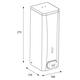 Zeepdispenser Katrin metaal 1000ml wit 982517