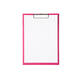 Klembord MAUL A4 staand PVC neon roze