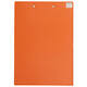 Klembordmap MAUL A4 staand met penlus PVC neon oranje