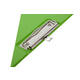 Klembordmap MAUL A4 staand met penlus PVC neon groen