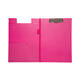 Klembordmap MAUL A4 staand met penlus PVC neon roze
