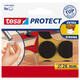 Beschermvilt tesa® Protect anti-kras  Ø26mm bruin 9 stuks