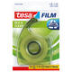 Plakband handdispenser tesafilm® Eco & Clear 33mx19mm transparant blister