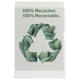 Insteekmap L-model Esselte A4 100% gerecycled 0.10mm transparant 100 stuks