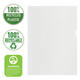 Insteekmap L-model Esselte A4 100% gerecycled 0.10mm transparant 100 stuks