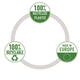 Showtas Esselte recycle PP A4 70µ 11-gaats transparant 100 stuks