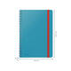 Notitieboek Leitz Cosy B5 160blz 100gr spiraal lijn blauw