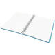 Notitieboek Leitz Cosy B5 160blz 100gr spiraal lijn blauw