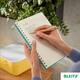 Notitieboek Leitz Cosy B5 160blz 100gr spiraal lijn blauw