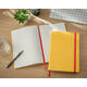 Notitieboek Leitz Cosy B5 160blz 100gr spiraal lijn geel