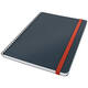 Notitieboek Leitz Cosy B5 160blz 100gr spiraal lijn grijs